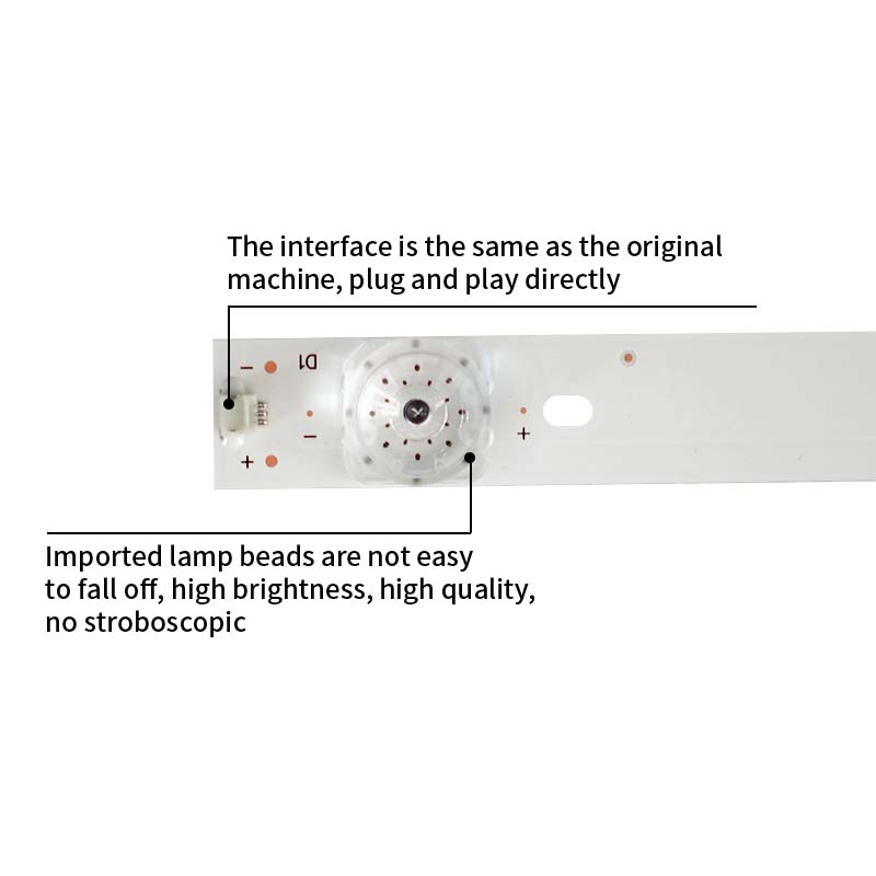 LED TV Backlight strips ECHOM-0340KR002 3P40KR003-A0/O for 2T-C40ACTA