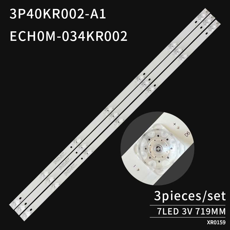 LED TV Backlight strips ECHOM-0340KR002 3P40KR003-A0/O for 2T-C40ACTA