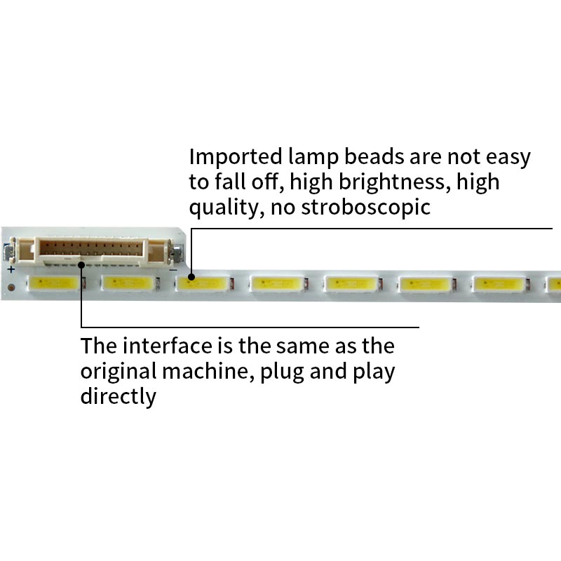 LED TV Backlight strips V500H1-ME1-TLEM9 for LE50H454E 50L1400U 50L3400U 50L1400UC 50E510E 50DU6000 LE50A5000