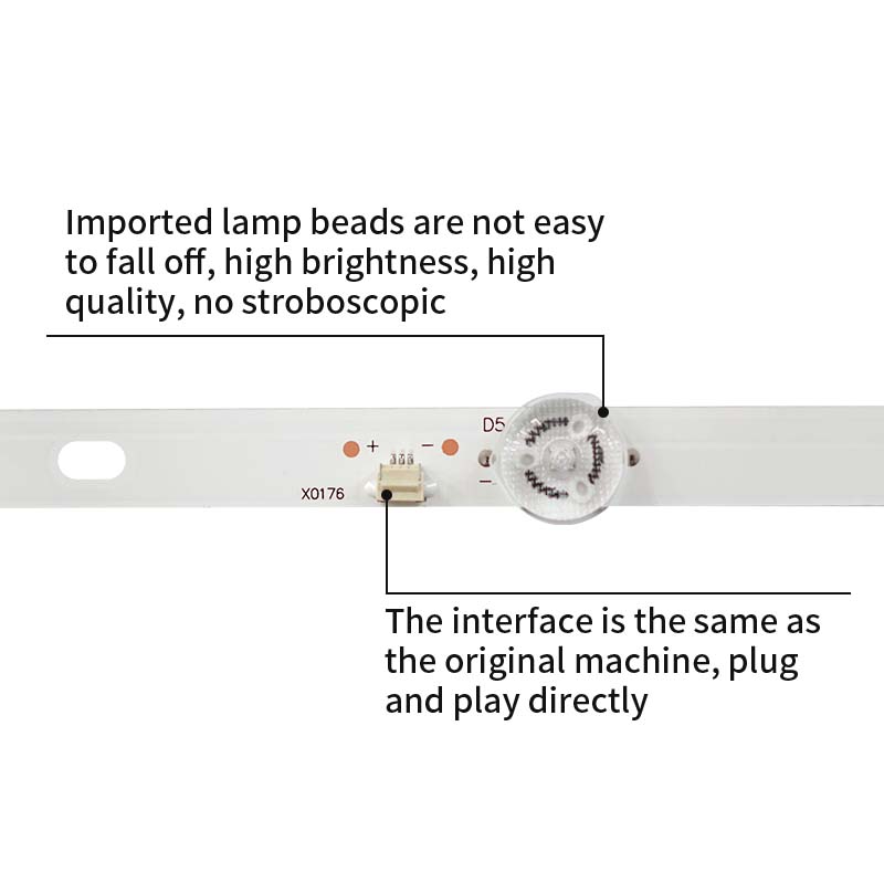 LED TV Backlight strips JL.D32061330-105LS-M GZJD-32D6-OD35-2*6 MS-L2168 V2 for L3210 AP-32P