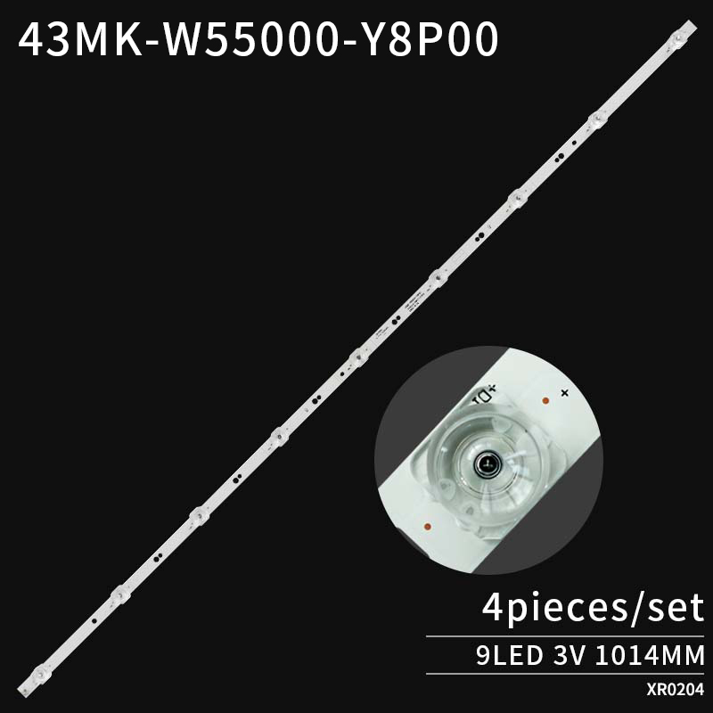 LED TV Backlight strips 43MK-W55000-Y8P00 43MK-W55000-7P00 7794-655000-D210 for 55G60 55H5M