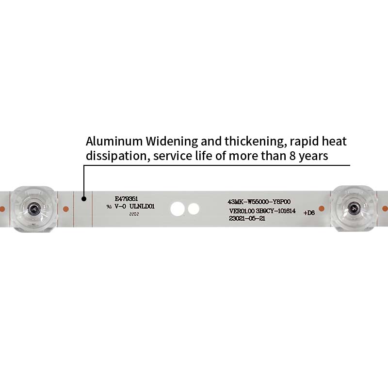 LED TV Backlight strips 43MK-W55000-Y8P00 43MK-W55000-7P00 7794-655000-D210 for 55G60 55H5M