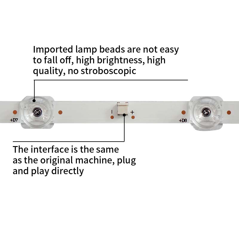 LED TV Backlight strips CRH-ZS55D5P303012048BKREV1.1 CH55L85A-V01 DSBJ-WG for 55J5500U