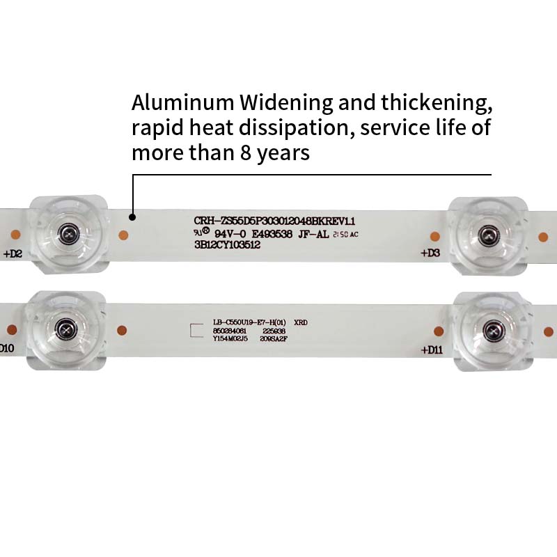 LED TV Backlight strips CRH-ZS55D5P303012048BKREV1.1 CH55L85A-V01 DSBJ-WG for 55J5500U