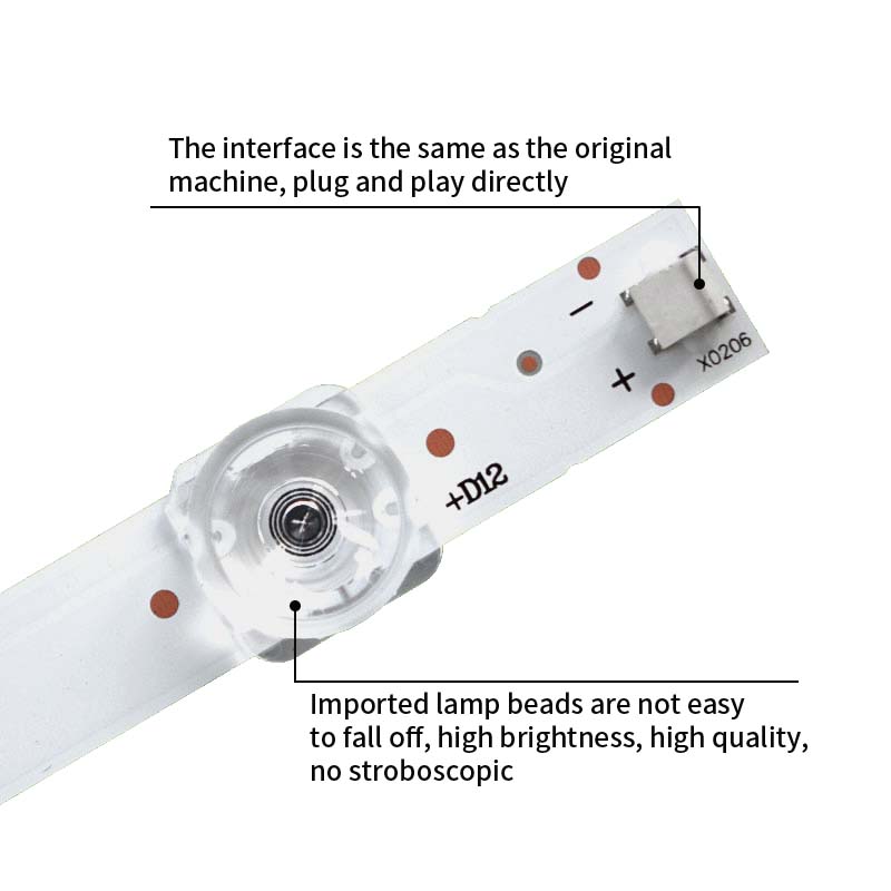 LED TV Backlight strips JL.D550C1330-002DS-M_V01 CRH-ZS55F93030120477KREV1.1 I for 55F9 55D3P
