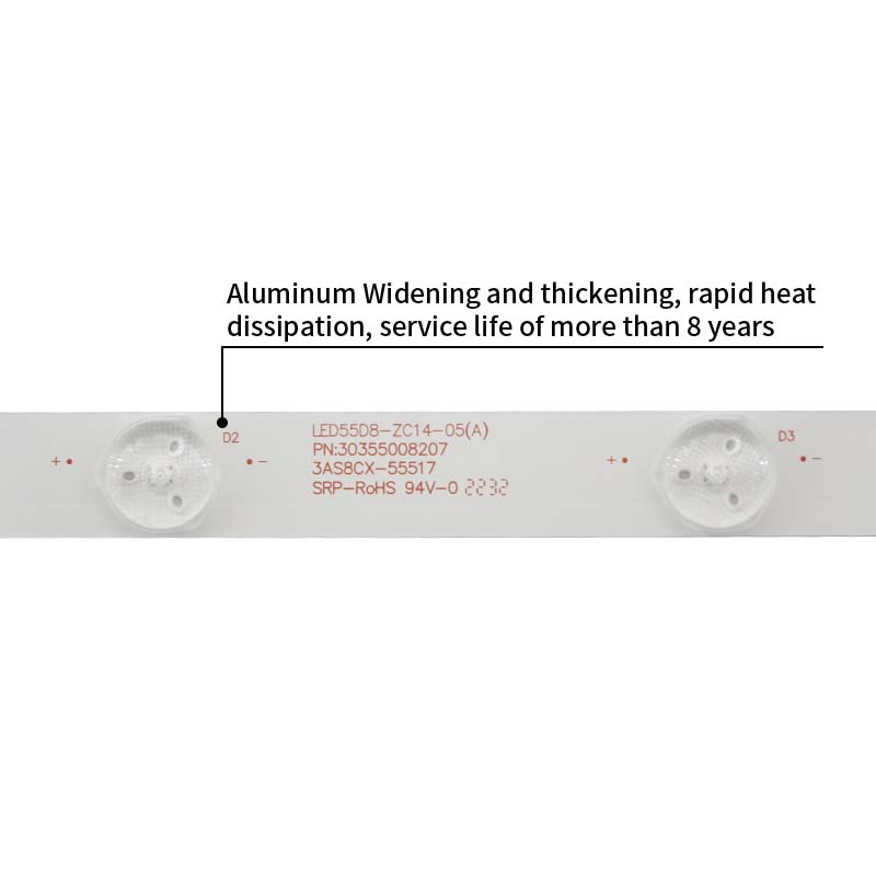 LED TV Backlight strips LED55D8-ZC14-05(A) for 5A5 D5551A LD55U3300 LE55A910 LE55F3000W LE55F32800 LE55M35 LE55M600 LE55G3000 LH55U3200 LS55AL88A72