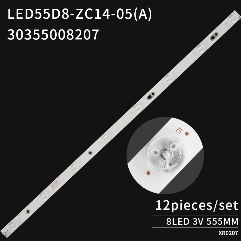 LED TV Backlight strips LED55D8-ZC14-05(A) for 5A5 D5551A LD55U3300 LE55A910 LE55F3000W LE55F32800 LE55M35 LE55M600 LE55G3000 LH55U3200 LS55AL88A72