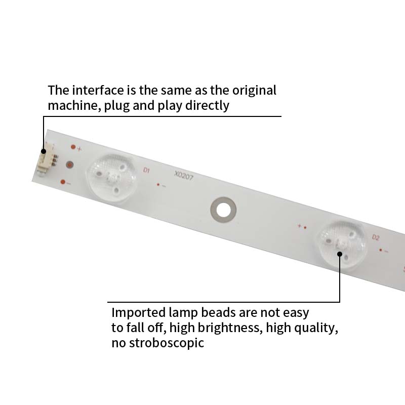 LED TV Backlight strips LED55D8-ZC14-05(A) for 5A5 D5551A LD55U3300 LE55A910 LE55F3000W LE55F32800 LE55M35 LE55M600 LE55G3000 LH55U3200 LS55AL88A72