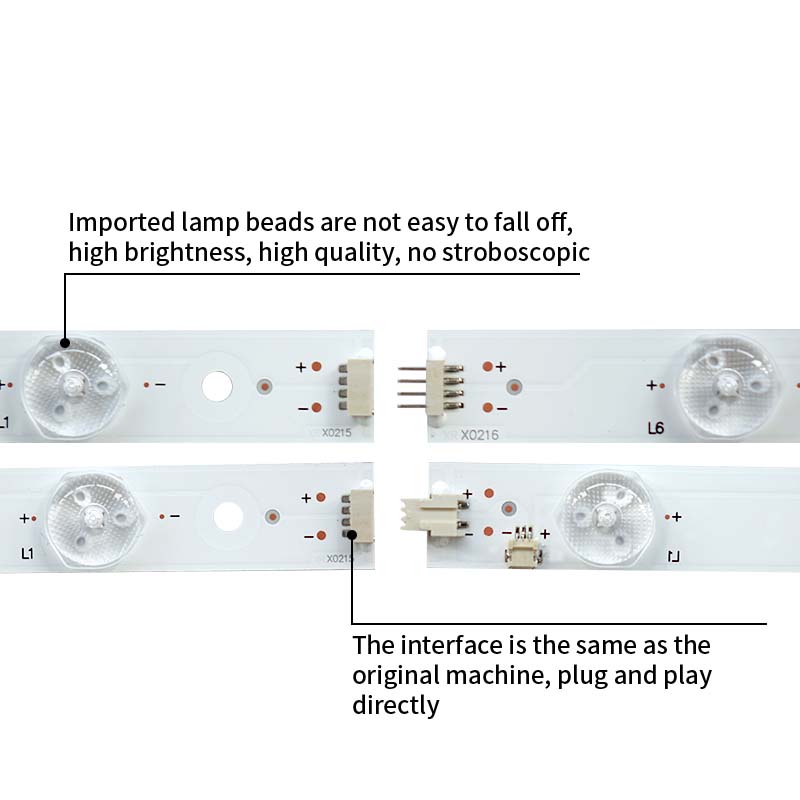 LED TV Backlight strips LBM460P0501 LBM460P0601-AT/AU-1 for LC-46LE450M
