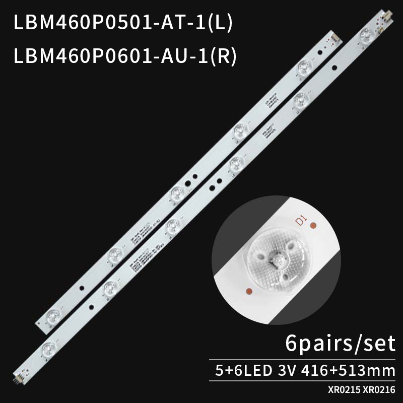 LED TV Backlight strips LBM460P0501 LBM460P0601-AT/AU-1 for LC-46LE450M