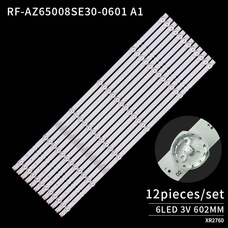 LED TV Backlight strips RF-AZ65008SE30-0601 A1 for 65Q20200 TH-65HX650W PTV65Q20AGBLS PTV65Q20