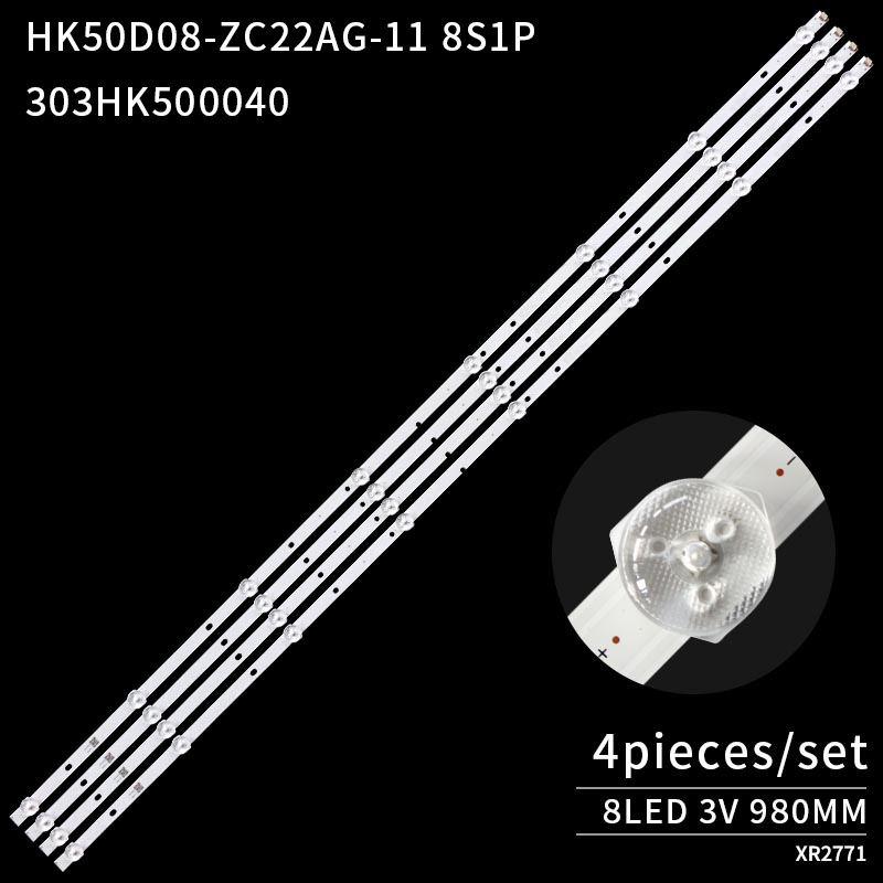 LED TV Backlight strips HK50D08-ZC22AG-11 8S1P 303HK500040 for 50CE5535H3