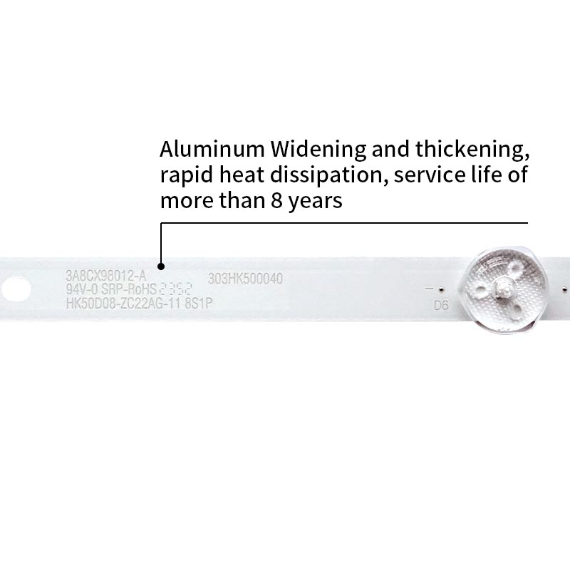 LED TV Backlight strips HK50D08-ZC22AG-11 8S1P 303HK500040 for 50CE5535H3