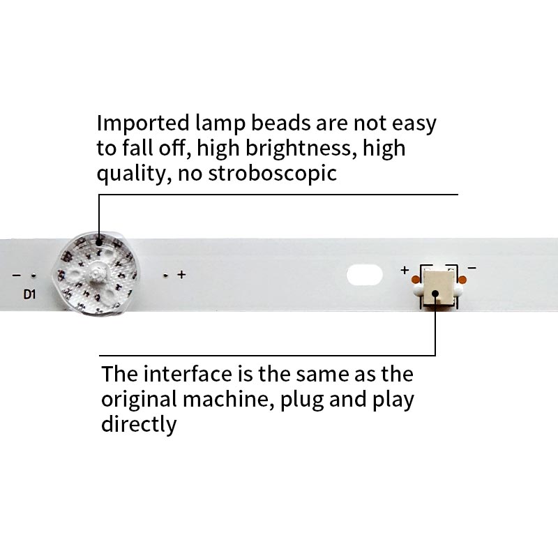 LED TV Backlight strips CRH-BX50G5SP3030080498TREV1.0 JL.D50081330-002AS-M-V01 for U50H7N PTV50G71AGBL