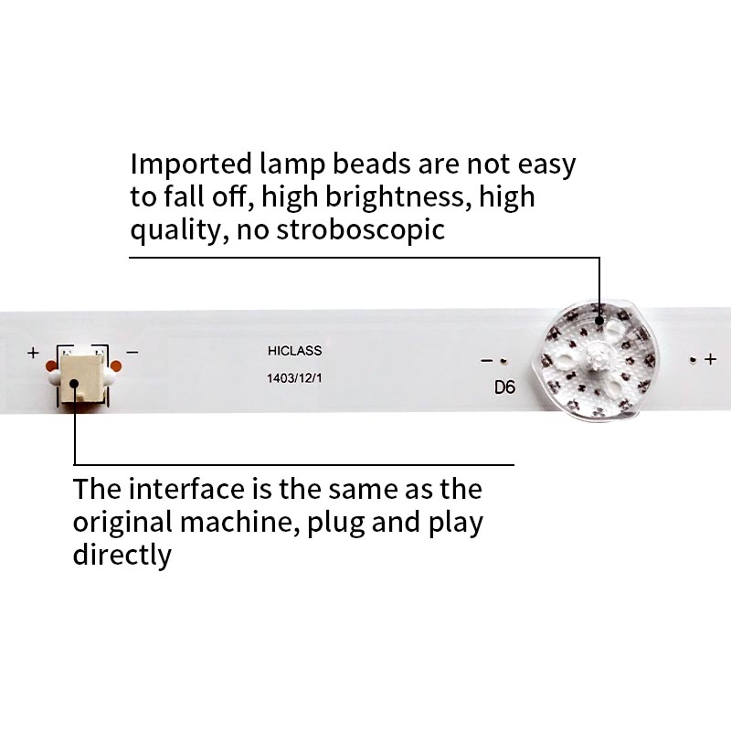 LED TV Backlight strips JL.D43071330-002AS-M_V02 RF-AB430005SS30-0701 A2 for 42G6F
