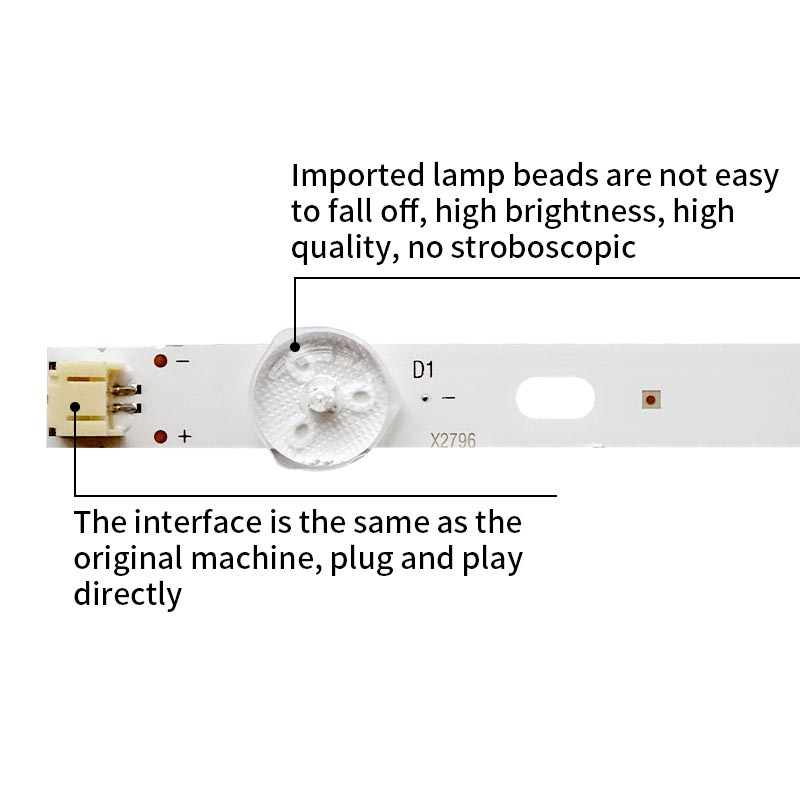 LED TV Backlight strips JS-KY42DETD-0001 for KY42DETD LM3F43