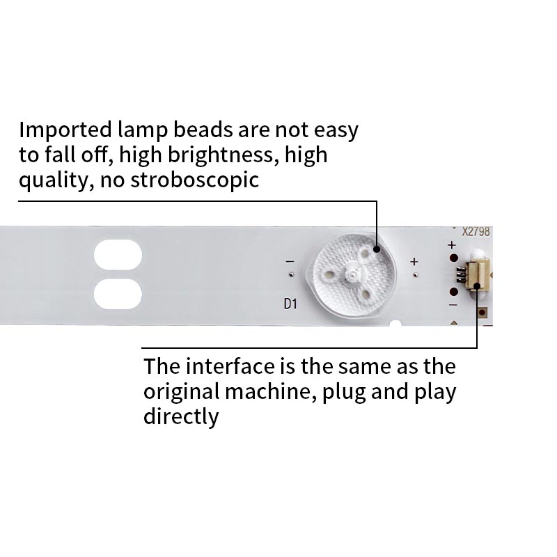 LED TV Backlight strips MS-L0967-L/R 50D3506V2W5C1B48018M ES-211-A/B-5-V01 for AKAI50