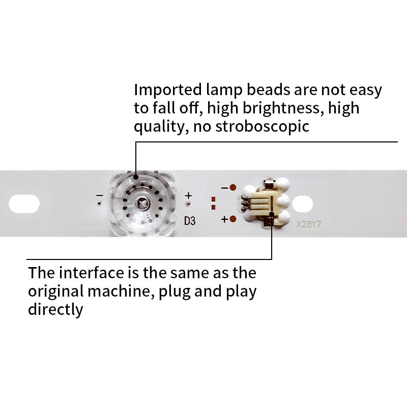 LED TV Backlight strips TCL-55P10-3030FC-12X6-LX Ver.3 01-55C715-D06-200521V2 for 55C715 55C717 55C716 55C78