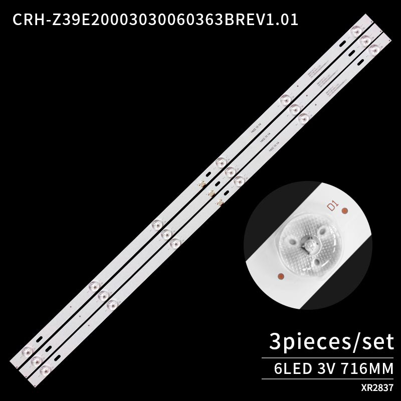 LED TV Backlight strips CRH-Z39E20003030060363BREV1.0 I LB-C39X15-E7-A-G01-XRD1 H-LED39R401 39LEM-1033 for 39E2000