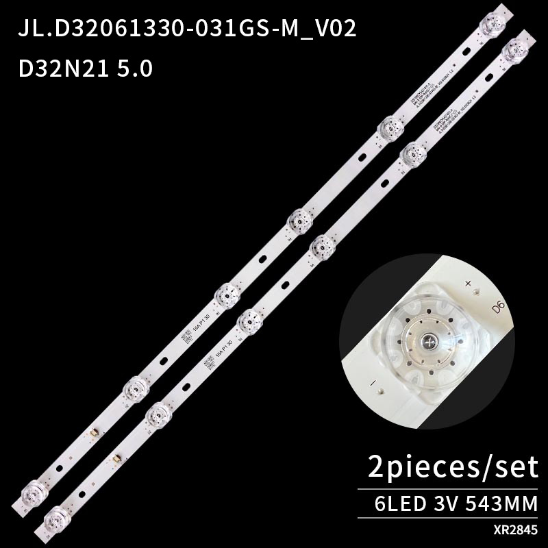 LED TV Backlight strips JL.D32061330-031GS-M_V02 D32N21 5.0 for VK32F