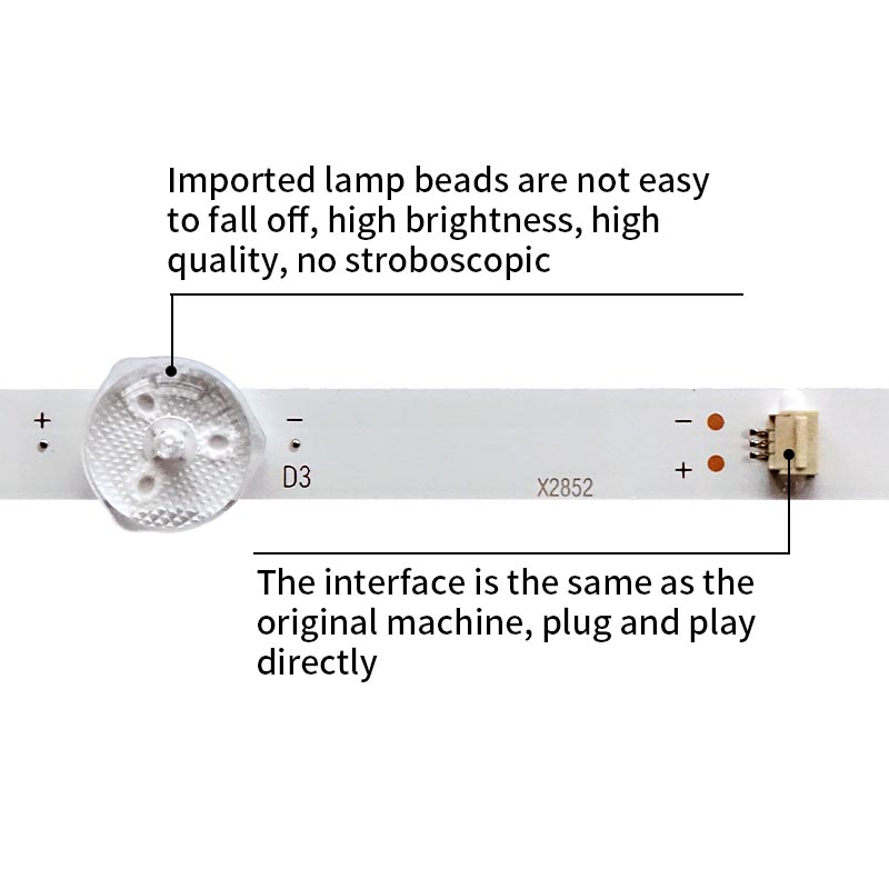 LED TV Backlight strips JS-MR385M1061ER.003 (00723) 005.03853X62.101 for 40C1 42X1 42S9 40S7500A
