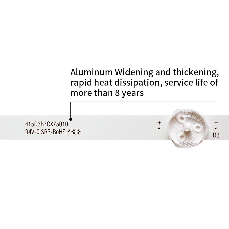 LED TV Backlight strips HS-415D3003V2W7C1B75110M-CM-A N0.2 for 42 inches tv 7LED 3V 750MM