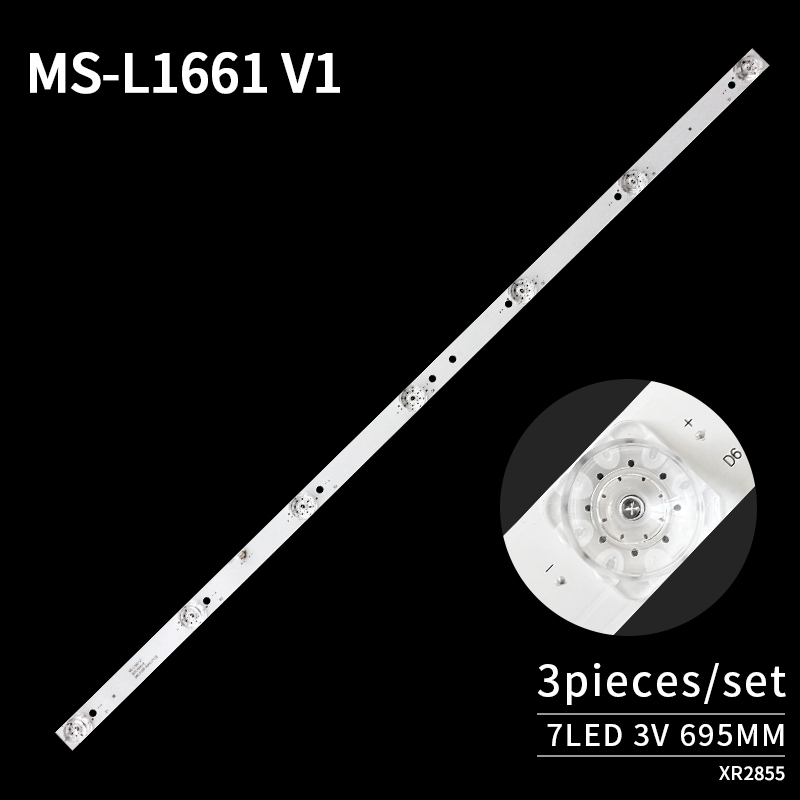 LED TV Backlight strips MS-L1661 V1 for 40LE6120 UA40EP1100S LE40B8000TF
