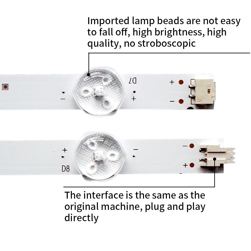 LED TV Backlight strips RF-AD550E32-0701R-02A2 RF-AD550E32-0701L-02A2 for 55CHN64