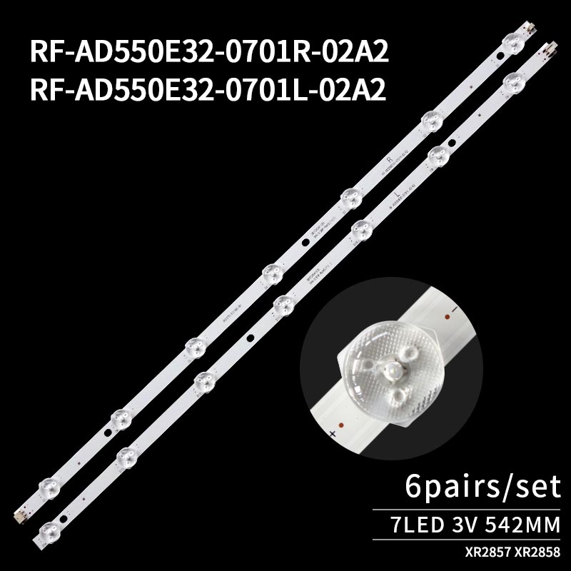LED TV Backlight strips RF-AD550E32-0701R-02A2 RF-AD550E32-0701L-02A2 for 55CHN64