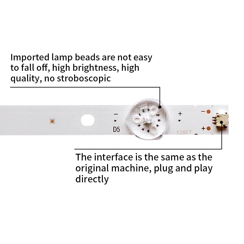 LED TV Backlight strips JL.D58051330-003BS-M SVH580A01 for LED58EC550UA
