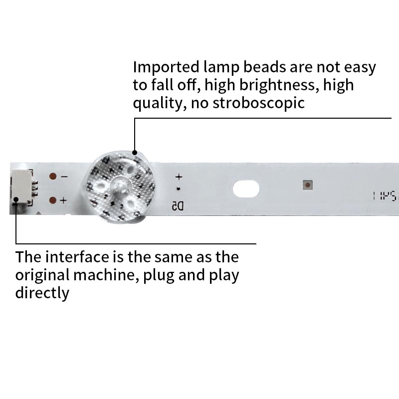 LED TV Backlight strips CRH-AT28303002056CNRev1.1 4C-LB280T-XR1C for 28D2700 H28V9900 28L17 LVW280CS0T T28RTE1020