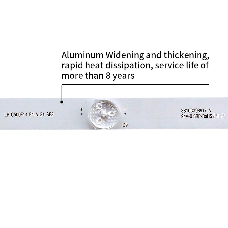 LED TV Backlight strips LB-C500F14-E4-A-G1-SE3 SVJ500A38_Rev01_10LED_150409 for LE50A6R9A LED50D72I