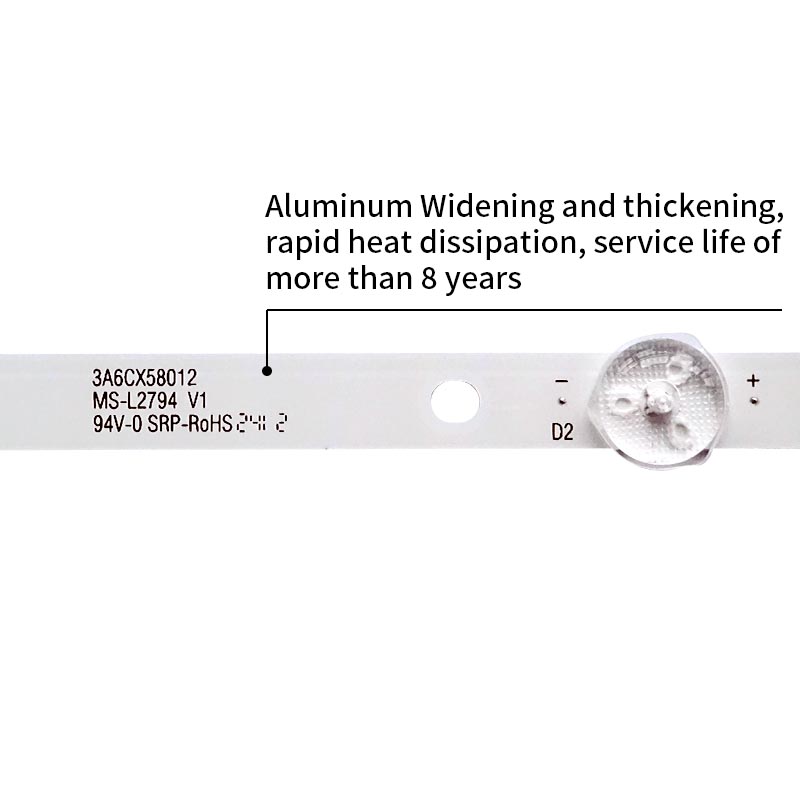LED TV Backlight strips MS-L2794 V1 MX32D06-ZC22AG-16E 303MX320053E for H32D7300K H32D7200K
