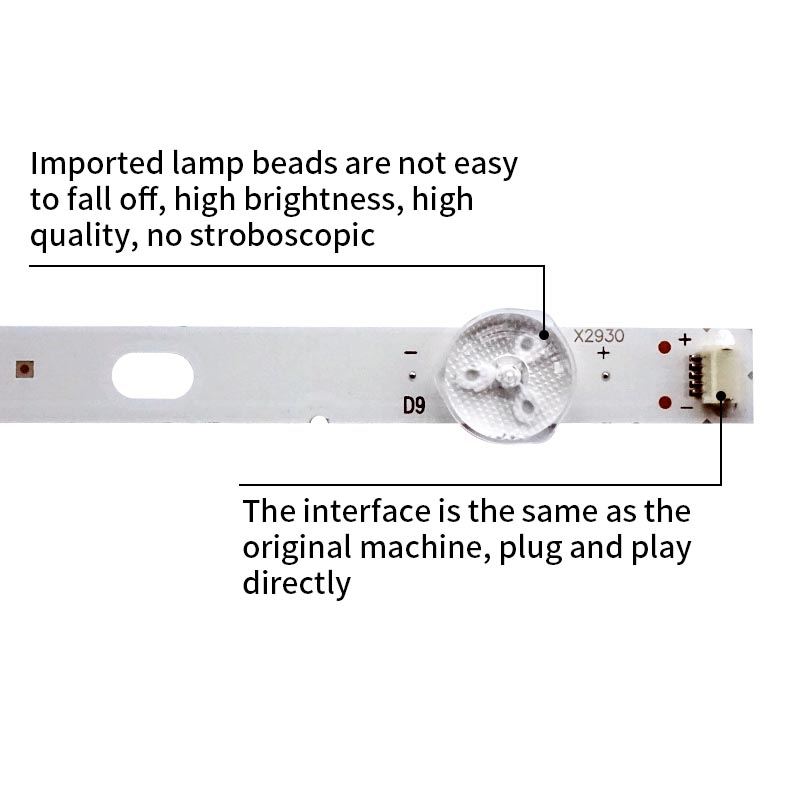 LED TV Backlight strips HL-3F700A28-0901S-02 A1 MBL-70038DG09KZ0-V1pitch84mm for S70EBVVC08A