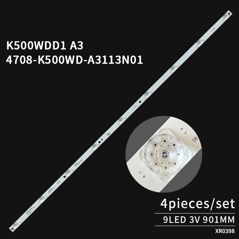 LED TV Backlight strips 4708-K500WD-A3113N01 for LE50UHD20 50UK950 50D1UDVB