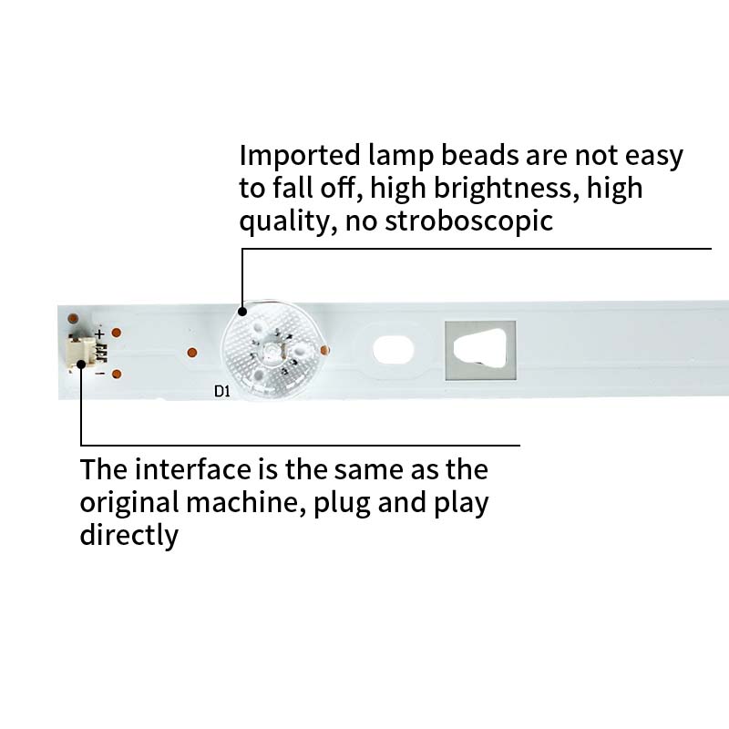 LED TV Backlight strips JL.D65061330-003AS-M SVH650A53 for HD650K3U31 65R6D 65H6D LED65M5000U HD650M5U52-B1\S0\GM\ROH