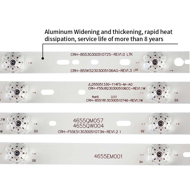 LED TV Backlight strips CRH-F55E51303005103N-REV1.2 I CRH-B55Y8130300510746 for 55UGX3500 55UGX2501 LQ55AL88Y81 55U1 55H80U 55Q3