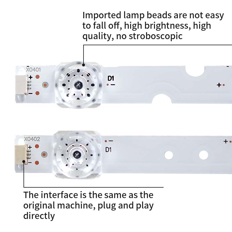 LED TV Backlight strips 55D6 A55HR330M08A2 55D6 B55HR330M07B2 for 55F6 55L2 PF02J 55D6