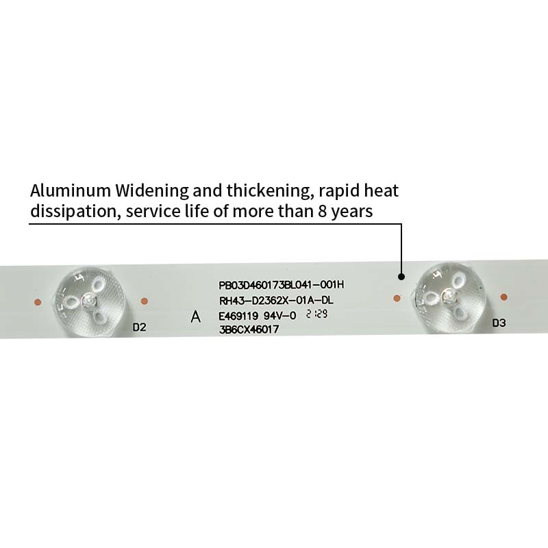 LED TV Backlight strips PB03D460173BL041-001H RH43-D2362X-0OD30-DL for E26C1900 26T7200