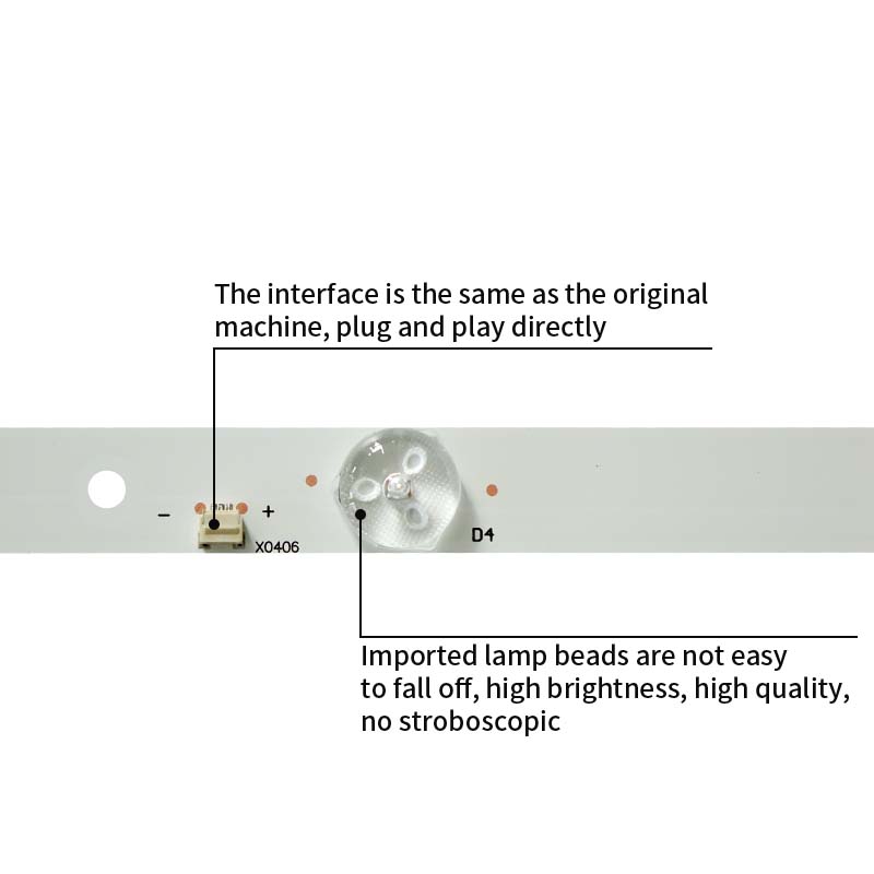 LED TV Backlight strips PB03D460173BL041-001H RH43-D2362X-0OD30-DL for E26C1900 26T7200