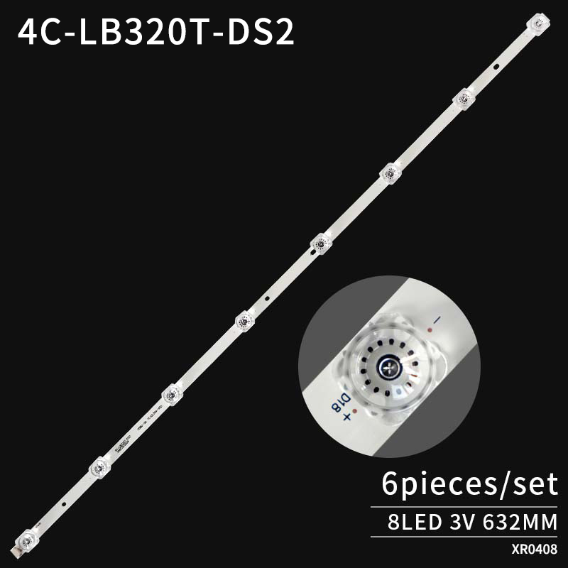LED TV Backlight strips TC32L35A-V02 4C-LB320T-DS2 DSBJ-SS for LED32C330