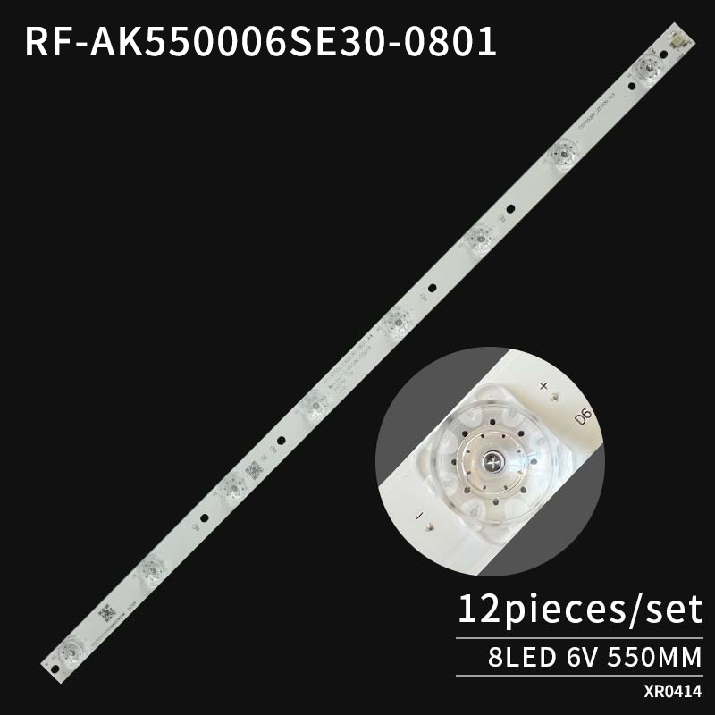 LED TV Backlight strips RF-AK550006SE30-0801 A4 CSOT55LB55_LED3030_V0.5 for BDL5530QT