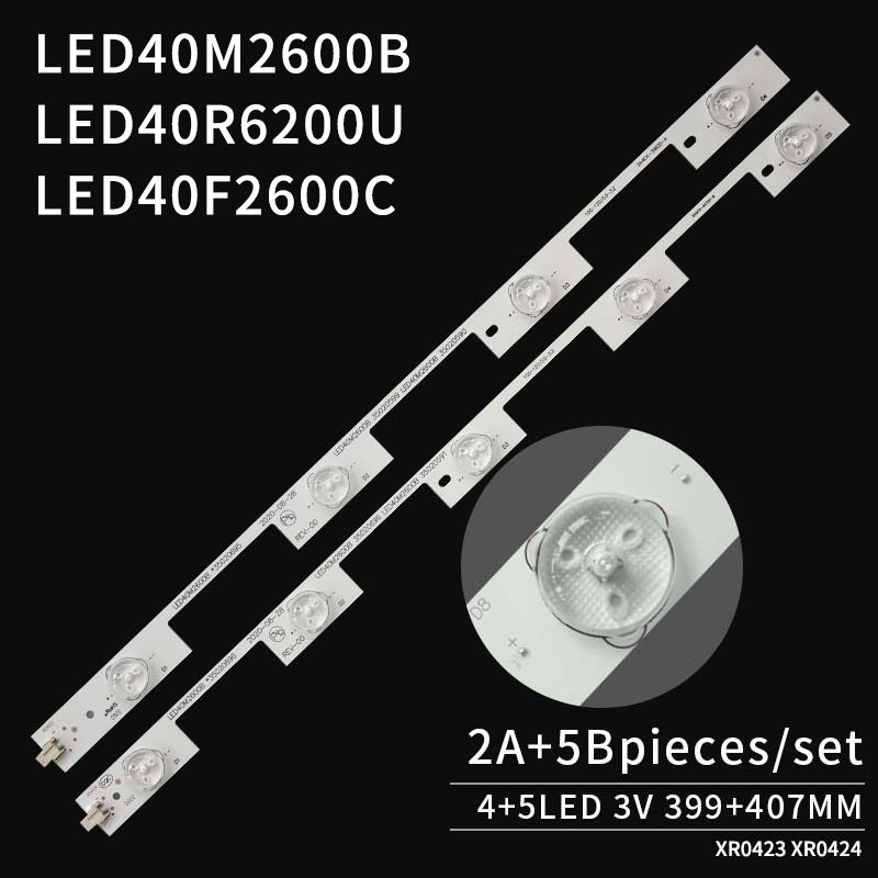 LED TV Backlight strips LED40M2600B 35020695 35020696 for LED40R6200U LED40F2600C LED40M2600B