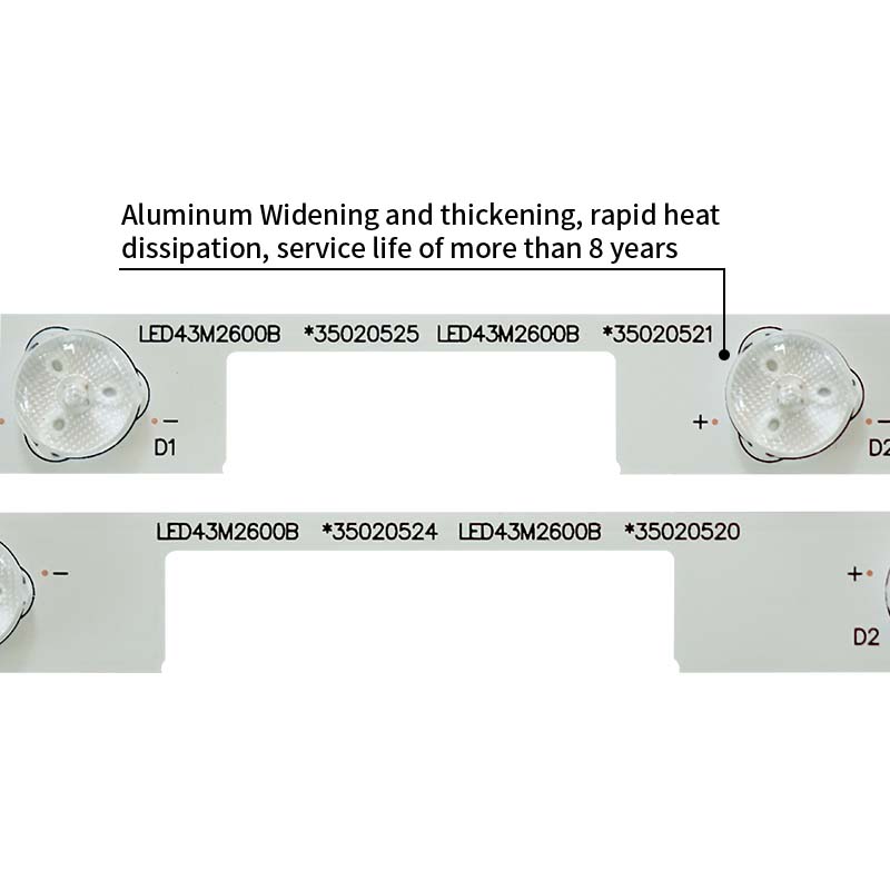 LED TV Backlight strips LED43M2600B 35020524 35020520 35020525 35020521 for 433M2600B K35A E330U F2600C R6200U