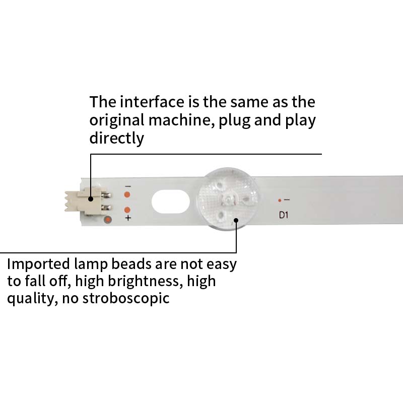 LED TV Backlight strips 42 ROW Rev0.8 2 R-TYPE 6916L-0913A  42 ROE Rev1.0 1 Type B 6916L-1028A for 42LS3400-CE 42E7BRD