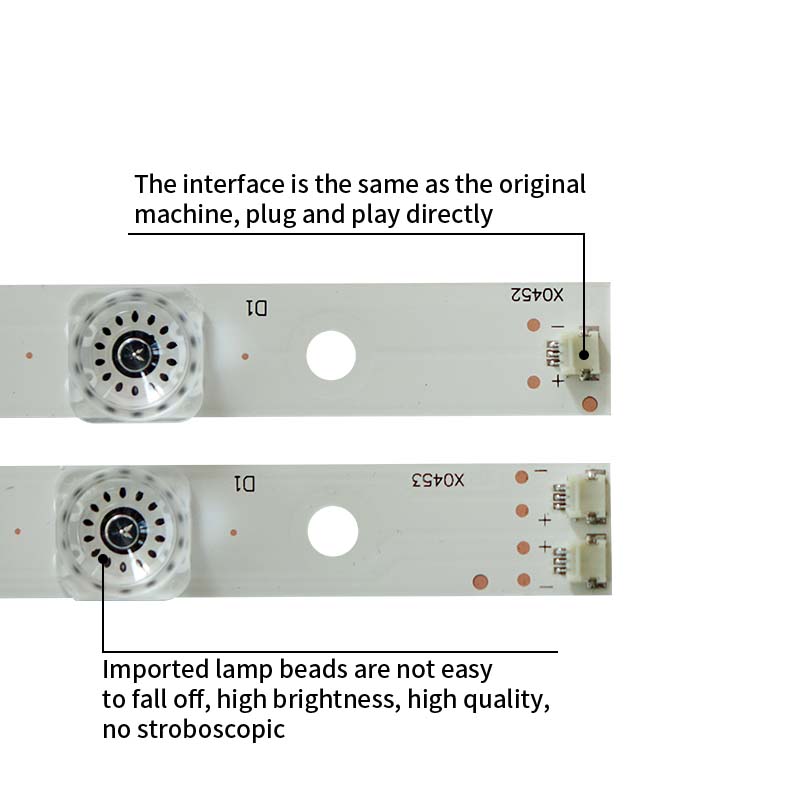 LED TV Backlight strips LED55D07A-ZC14CG-02 30355008225 30355007206 for LT-55C550 LE55D8810 50H2