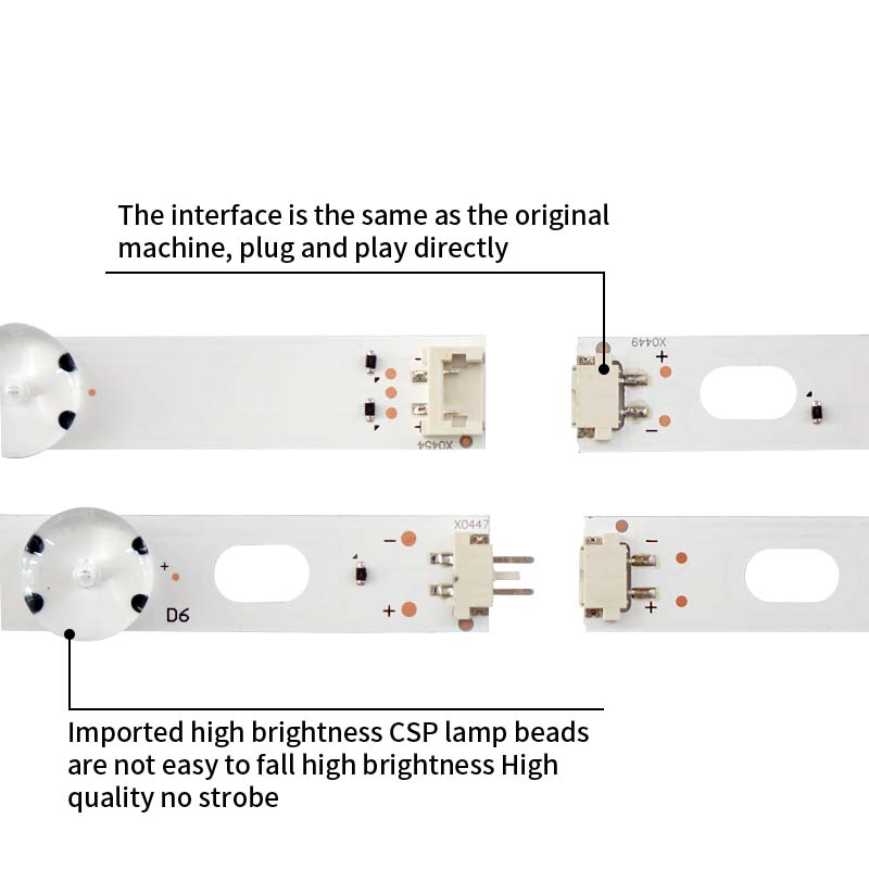 LED TV Backlight strips RH Innotek 17Y 60inch A Type Rev0.0 160825 60UJ63 UHD A for 60UJ6500 60CJ