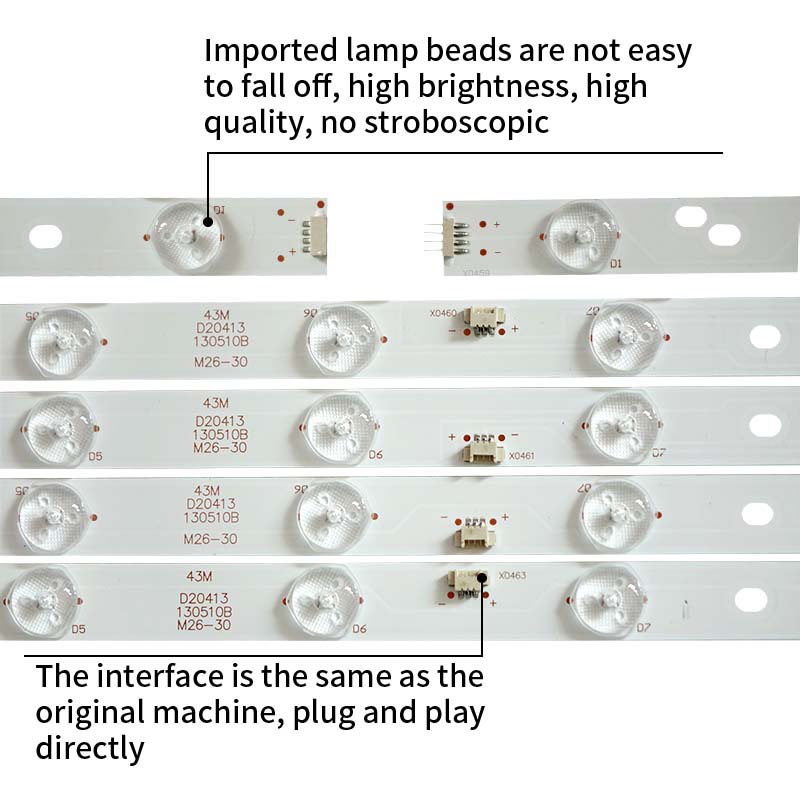 LED TV Backlight strips LED46D16-ZC14-01(B) 02 03 04 05 30346016207 for LE46D8810