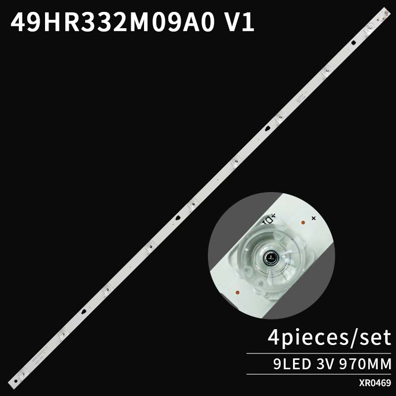 LED TV Backlight strips 49HR332M09A0 V1 49DY 9*4 for 5D508AK-L 5D506AKW