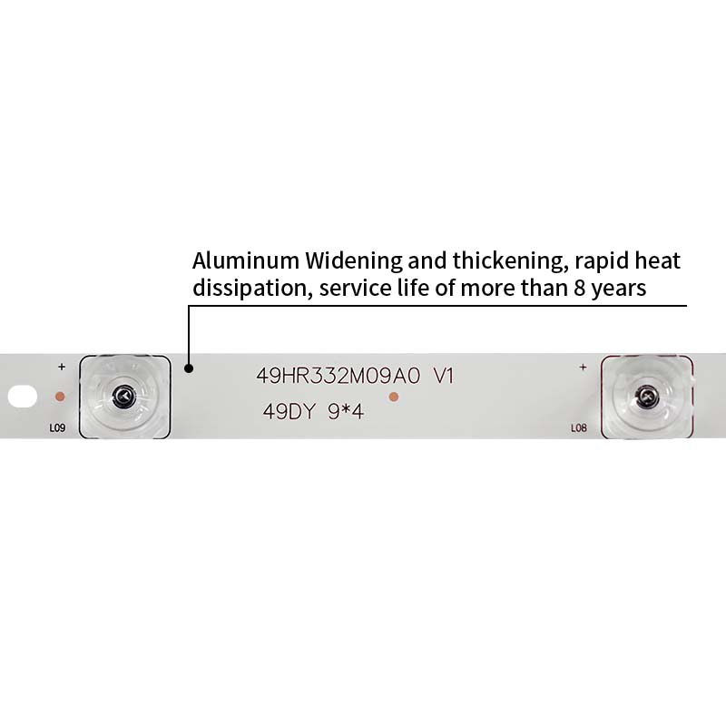LED TV Backlight strips 49HR332M09A0 V1 49DY 9*4 for 5D508AK-L 5D506AKW